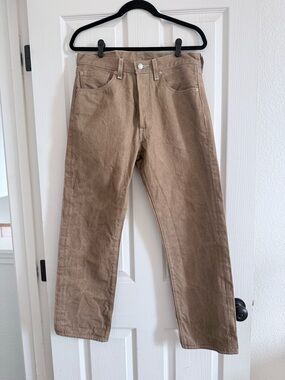 Classic Straight-Leg Brown Jeans